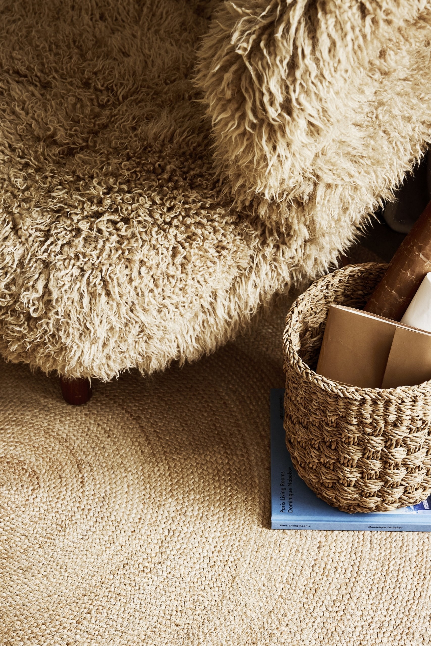 Rug Elin Natural D150cm, Dixie, mattor