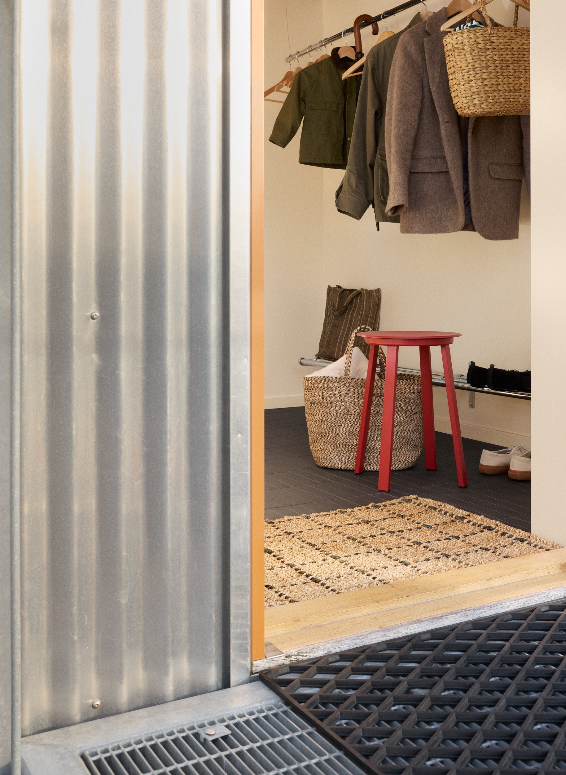 Doormat Black Grid 60x90cm, Dixie, utomhus inredning