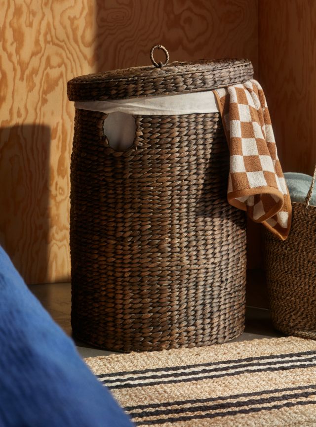 Laundry Basket Round Lily Brown S/2, Dixie, korgar