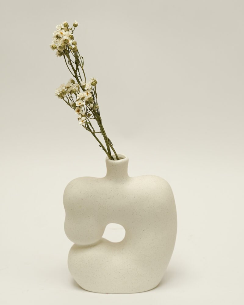 Ixodia Naturell Vit – 1 St, Flora Grossist, torkade-blommor