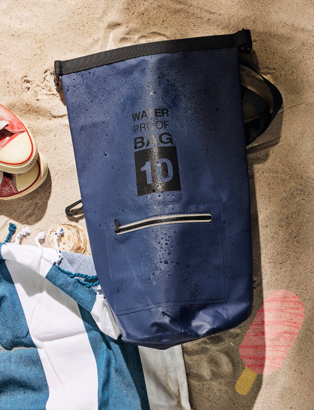 Vattentät Badväska – Grå, House of Regalo, active-lifestyle