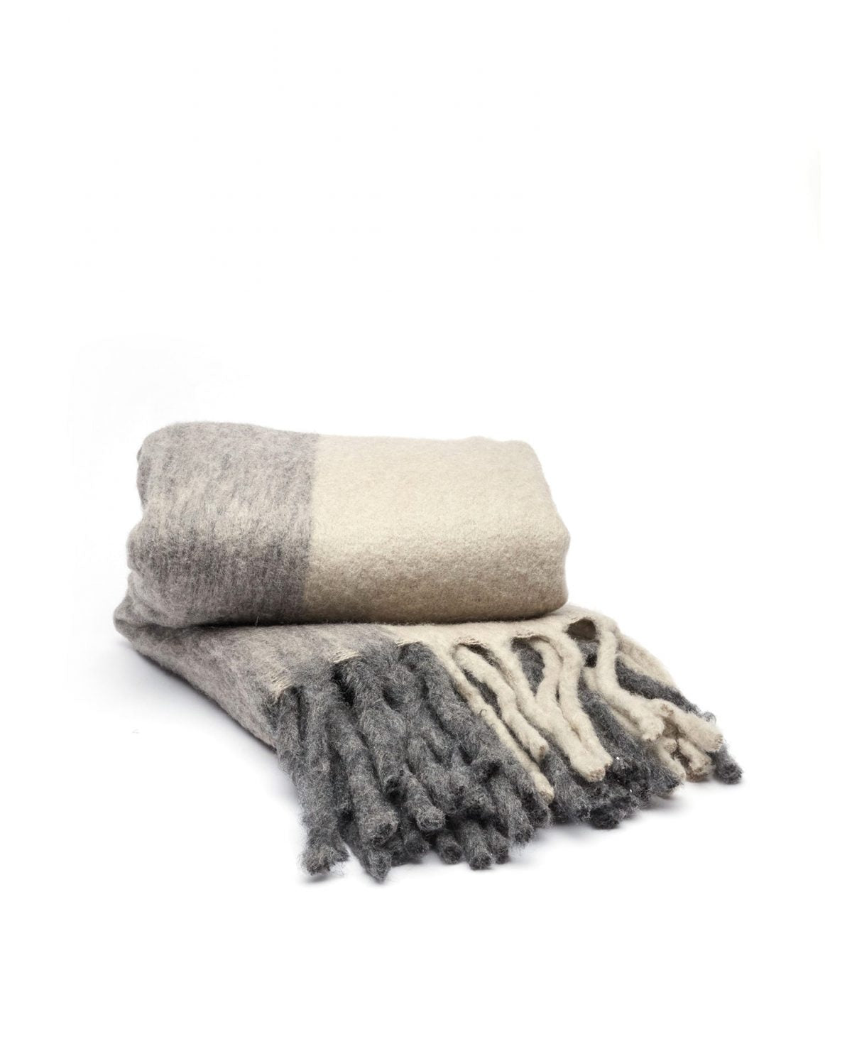 Mjuk Ullpläd från Ylleverket Bredrand Grå, House of Regalo, bäddset-textil