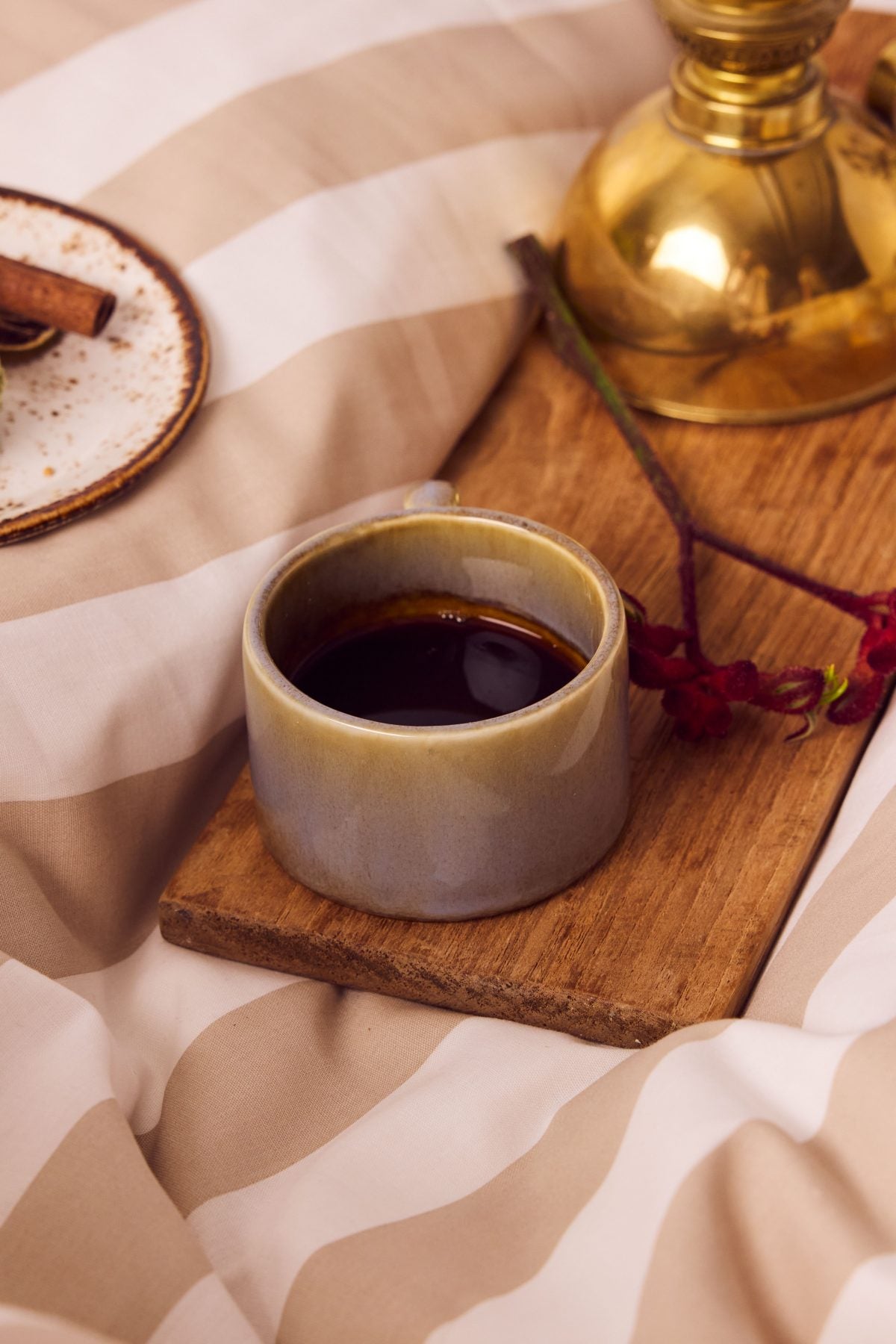 Kaffeset 6-pack – Ljusbrun/blå, House of Regalo, kök-och-heminredning