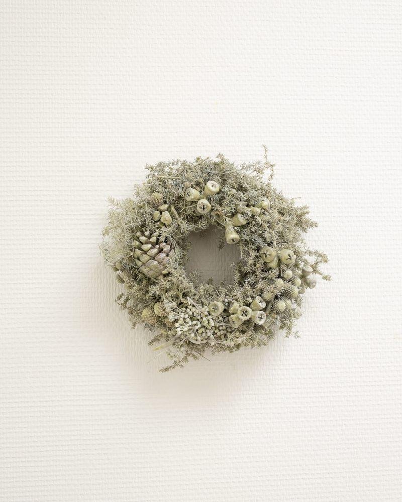 Mix Fruit Krans – Grön– Torkade Blommor, Flora Grossist, torkade-blommor