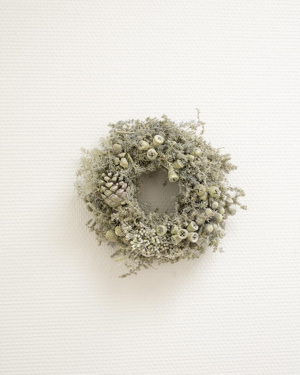 Mix Fruit Krans – Grön– Torkade Blommor, Flora Grossist, torkade-blommor