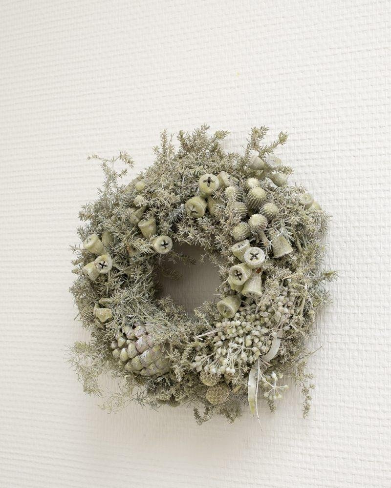 Mix Fruit Krans – Grön– Torkade Blommor, Flora Grossist, torkade-blommor