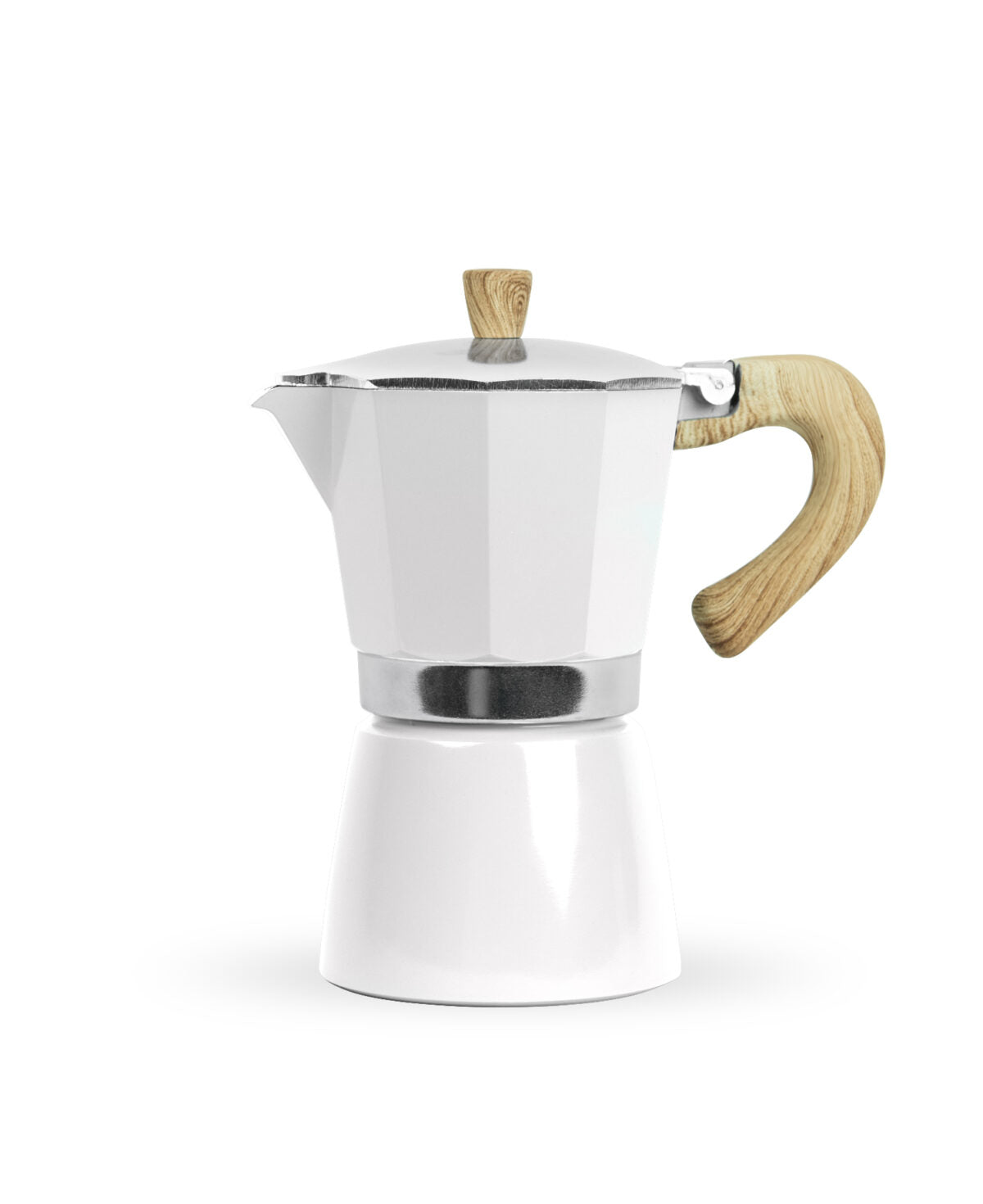 Elegant Moccakokare i Härlig Färg – Vit, House of Regalo, kök-och-heminredning