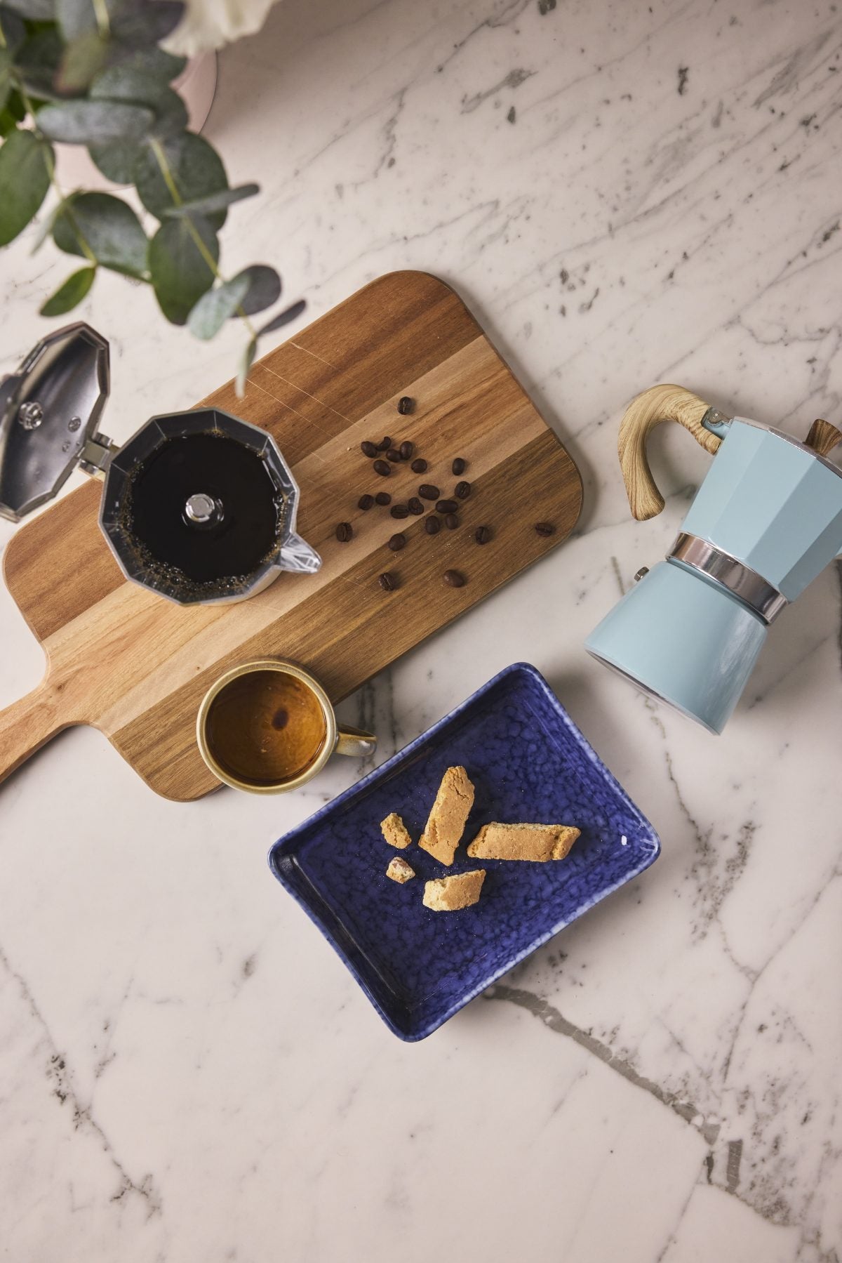 Elegant Moccakokare i Härlig Färg – Vit, House of Regalo, kök-och-heminredning