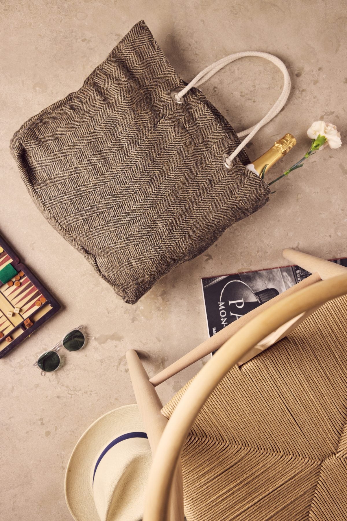 Strandväska – Beige, House of Regalo, Väskor