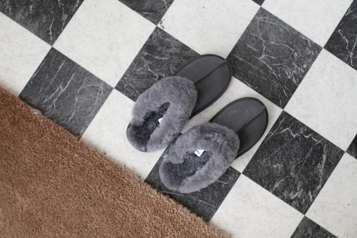 Mockatofflor från Ylleverket – Grå, House of Regalo, bäddset-textil