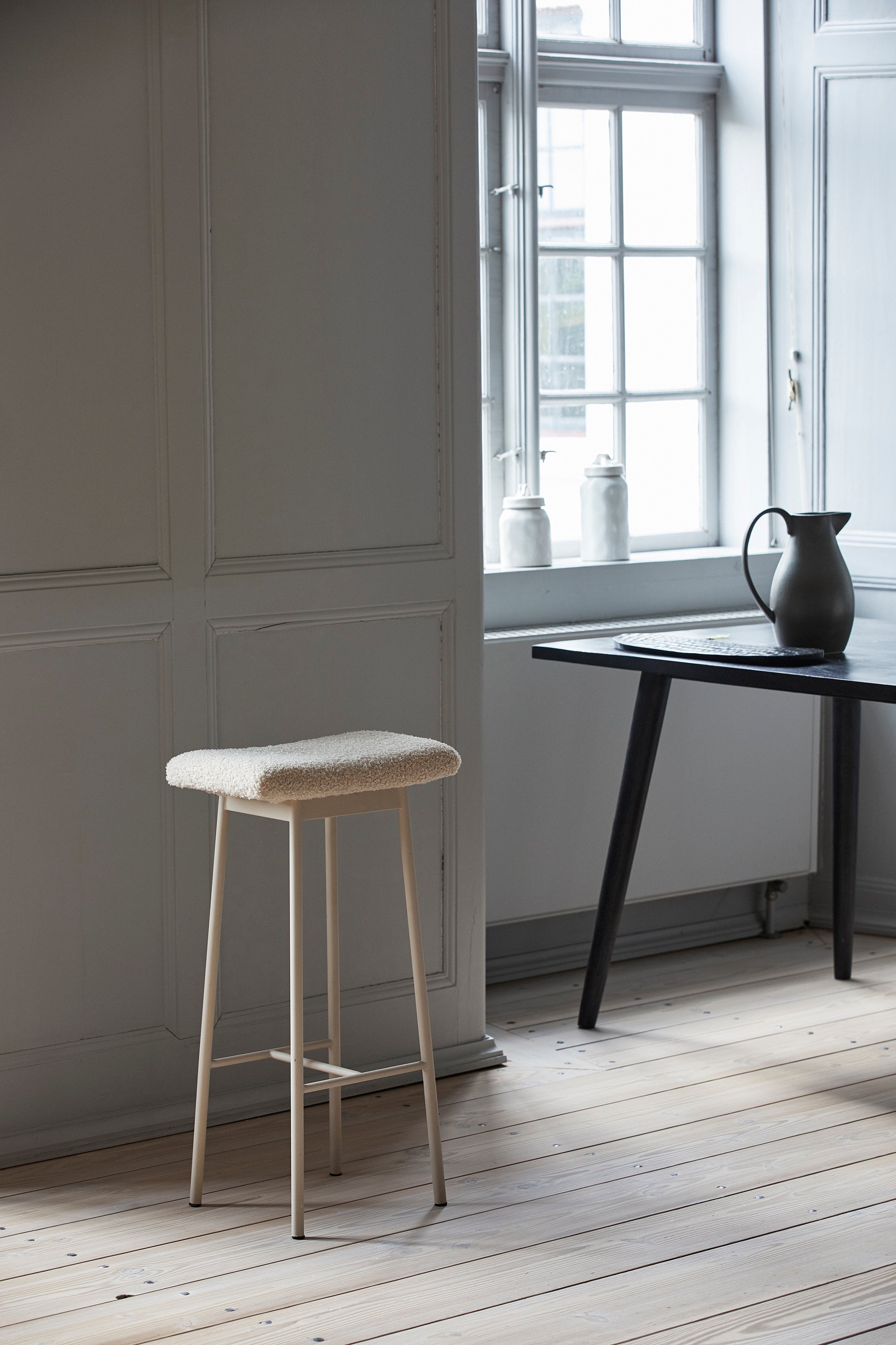 Zala Bar Stool, Beige, Nordal, bänkar & pallar