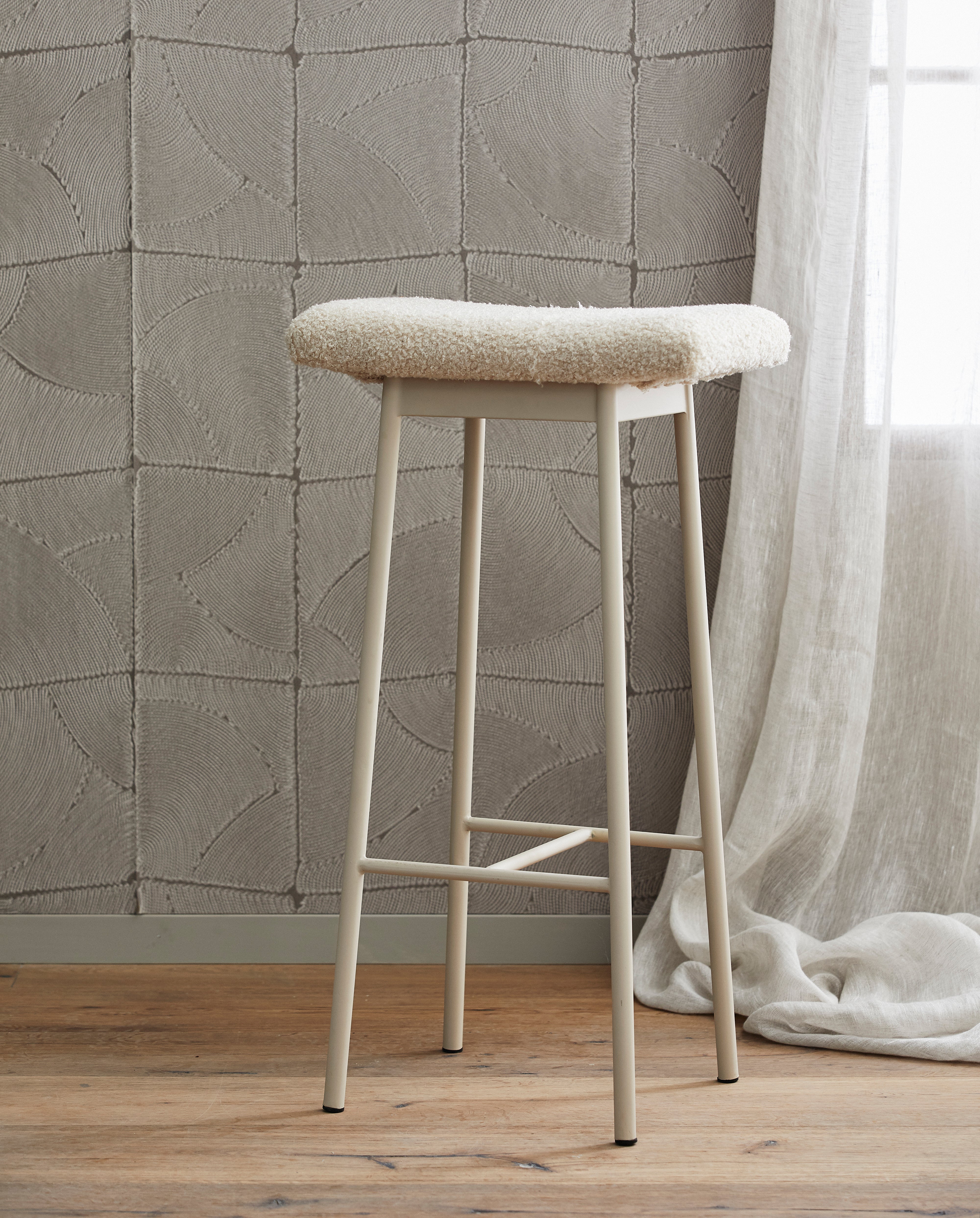 Zala Bar Stool, Beige, Nordal, bänkar & pallar