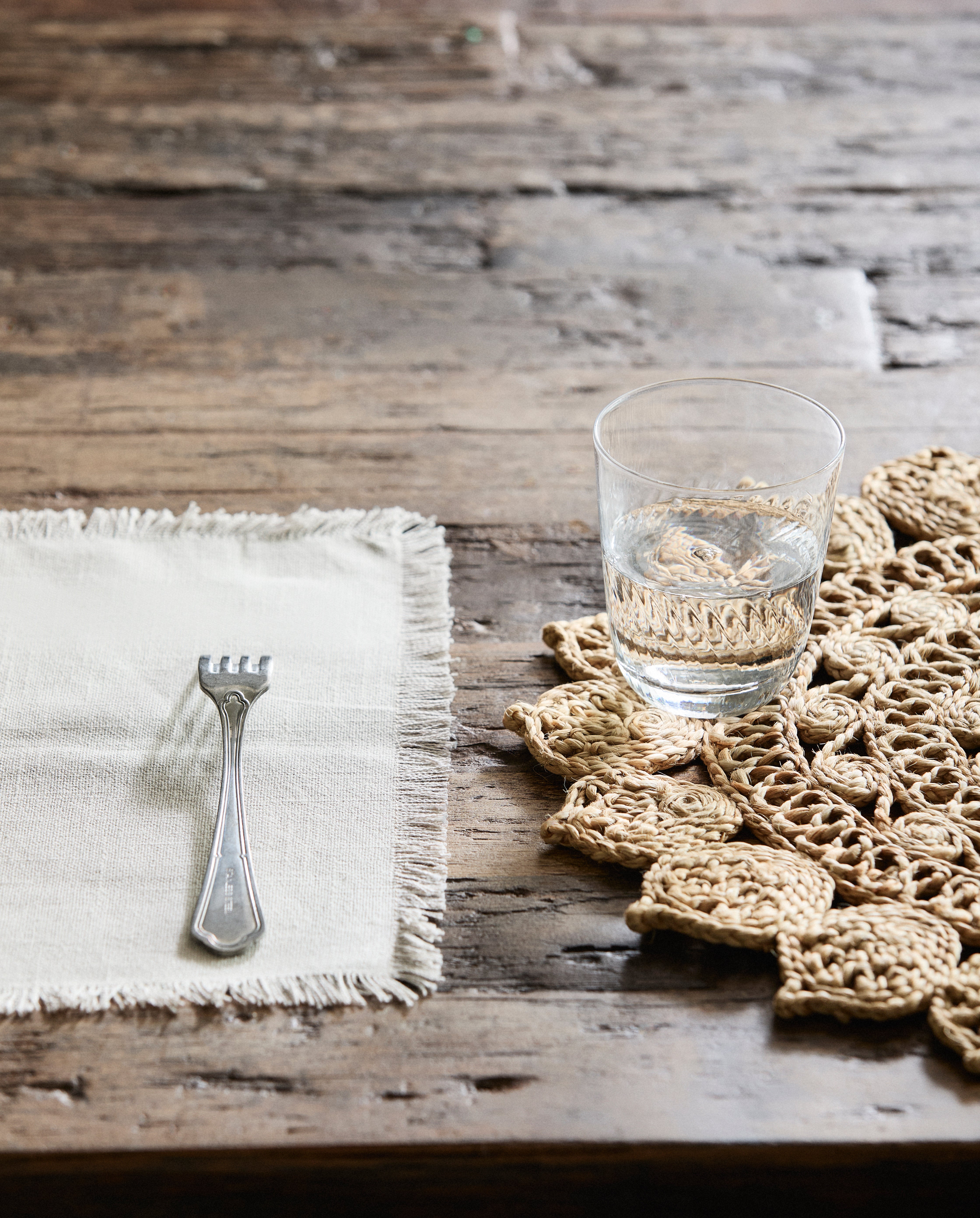 Leo Placemat - Beige, Nordal, sovrums textilier