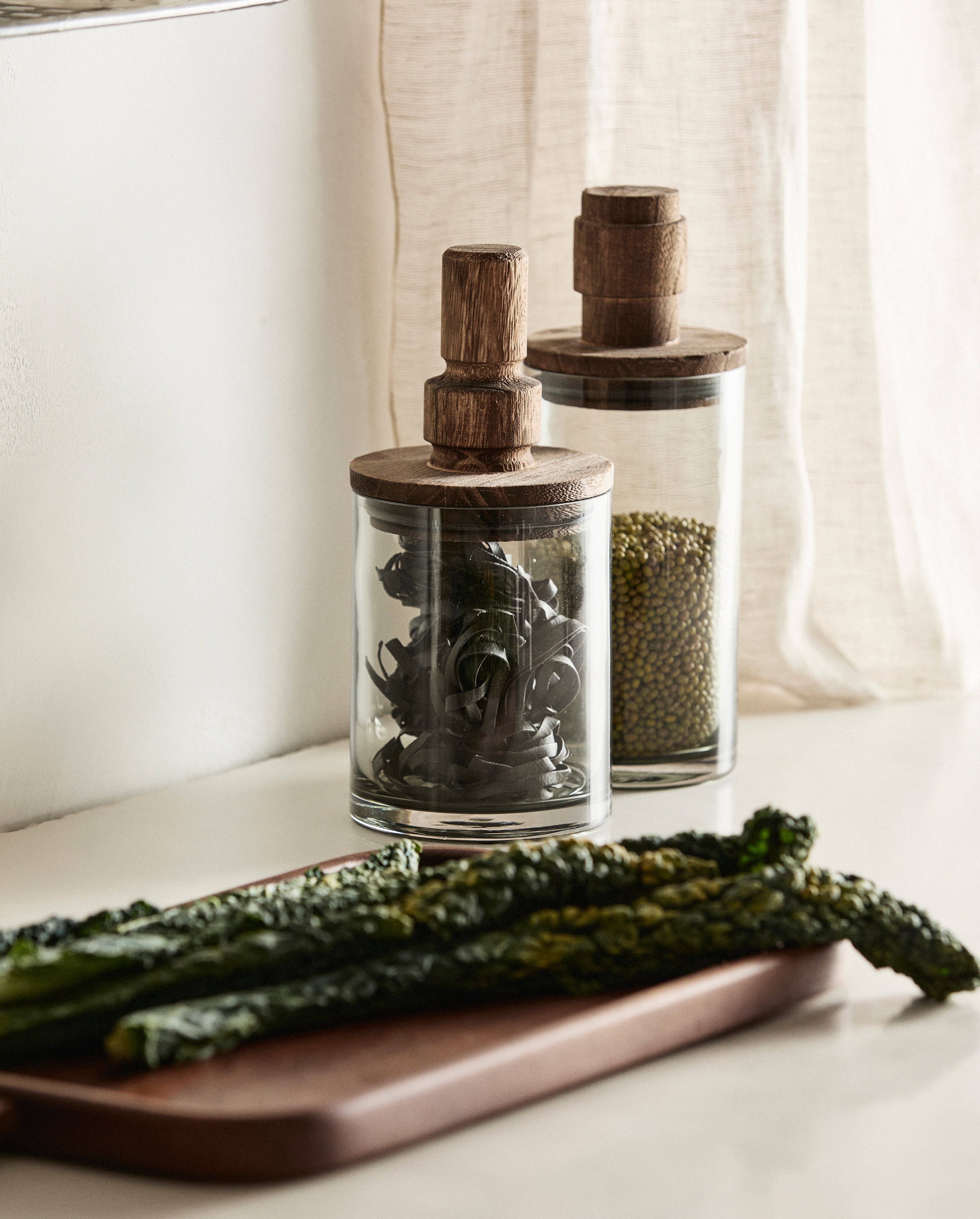 Salvie Glass Storage, Smoke, L, Nordal, förvaring