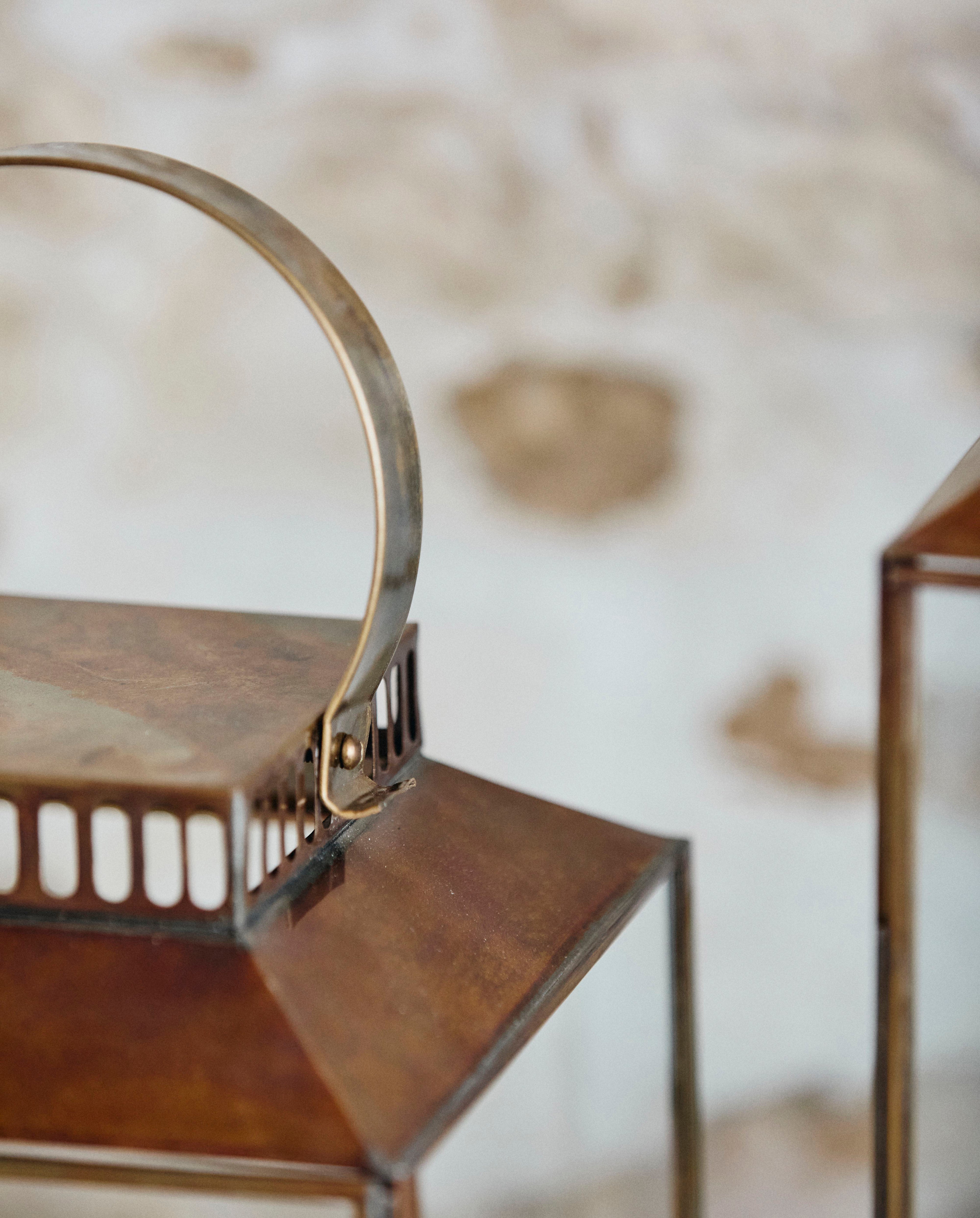 Bitra Lantern, L - Brass, Nordal, ljus & ljuslyktor