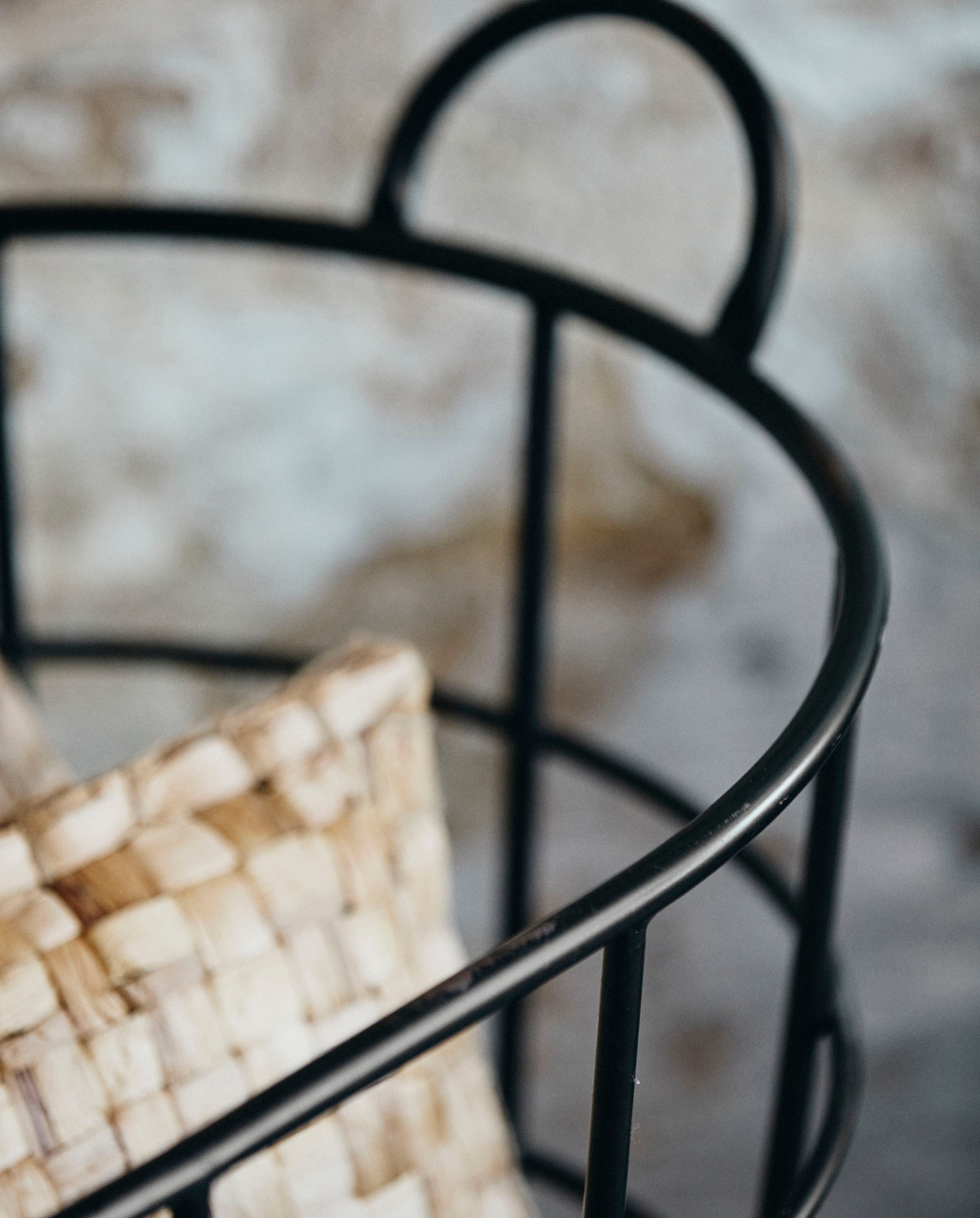 Downtown Basket On Wheels - Black, Nordal, förvaring