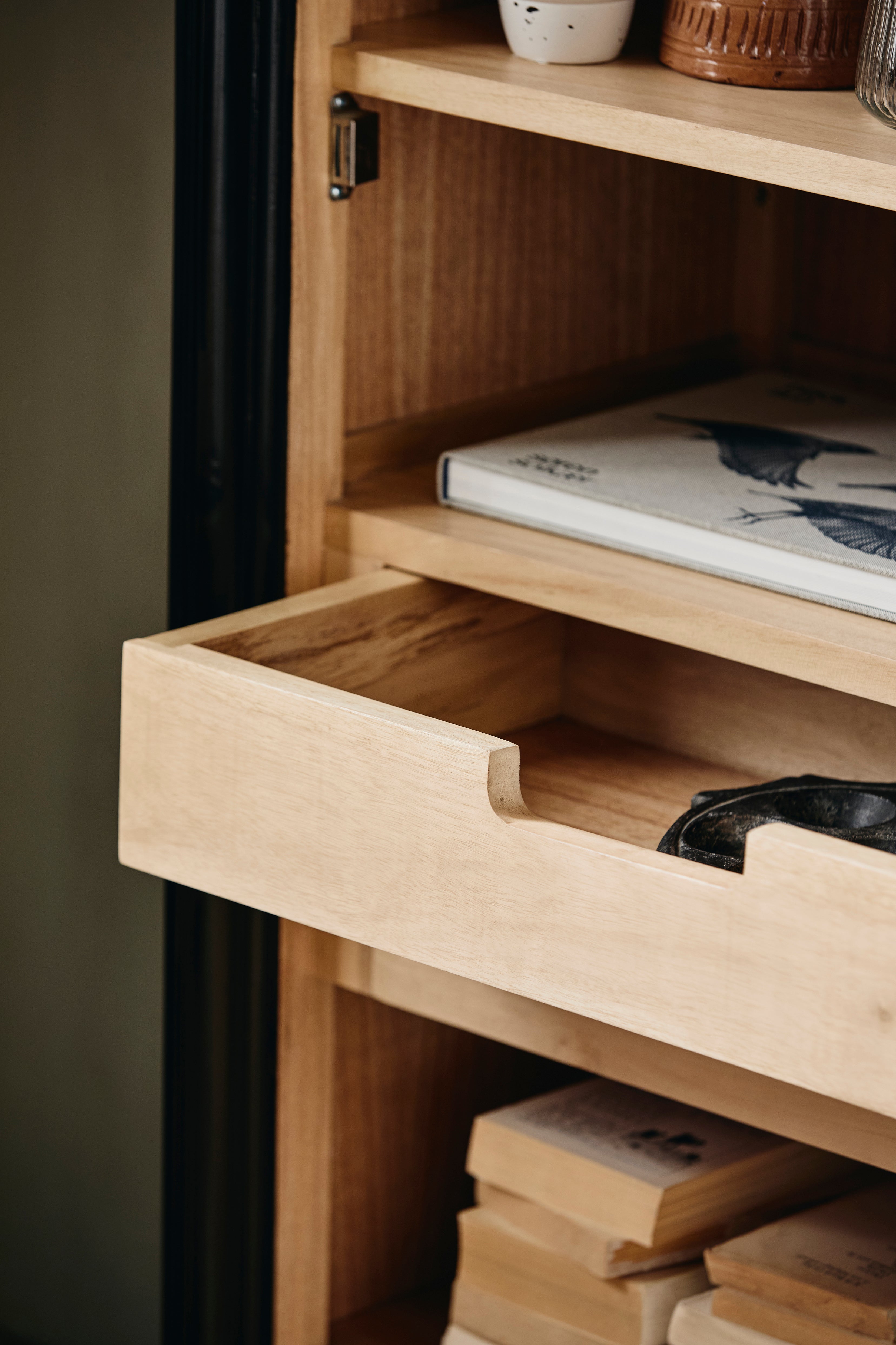 Viva Cabinet, 1 Door - Black, Nordal, bokhyllor