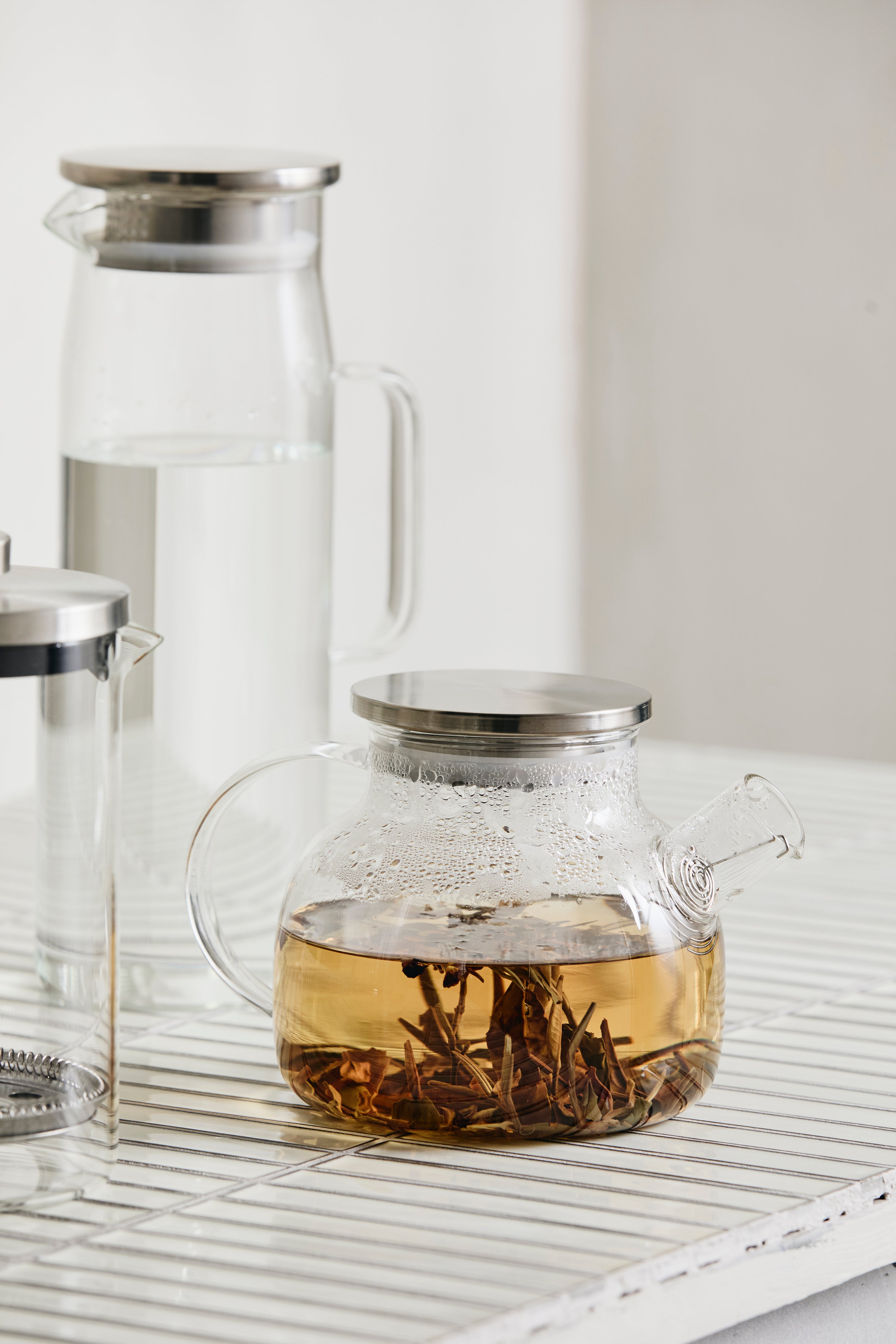 Celosia Teapot, Glass - Clear, Nordal, kannor och karaff