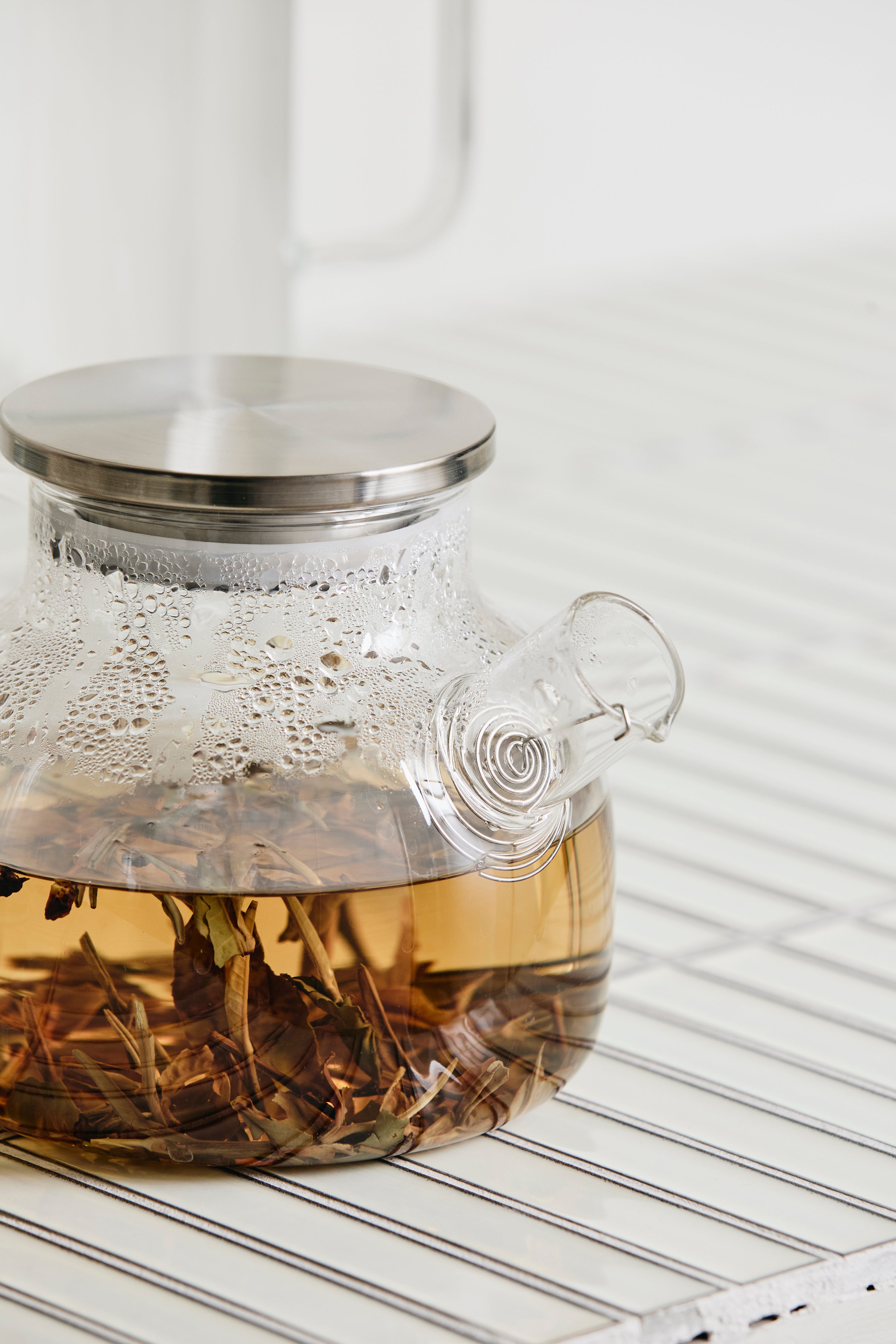 Celosia Teapot, Glass - Clear, Nordal, kannor och karaff