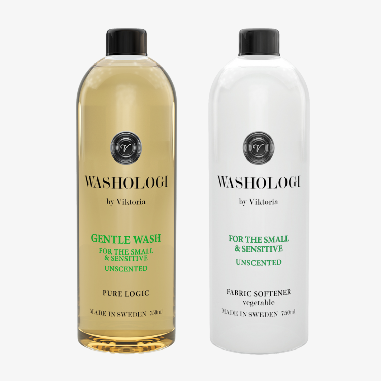 Oparfymerade Tvättduon