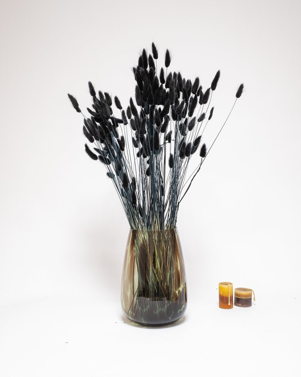 Lagurus Svart 100 Gram-torkade Blommor, Flora Grossist, torkade-blommor