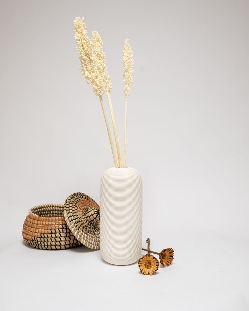 Indian Corn Blekt Vit – Torkade Blommor, Flora Grossist, torkade-blommor