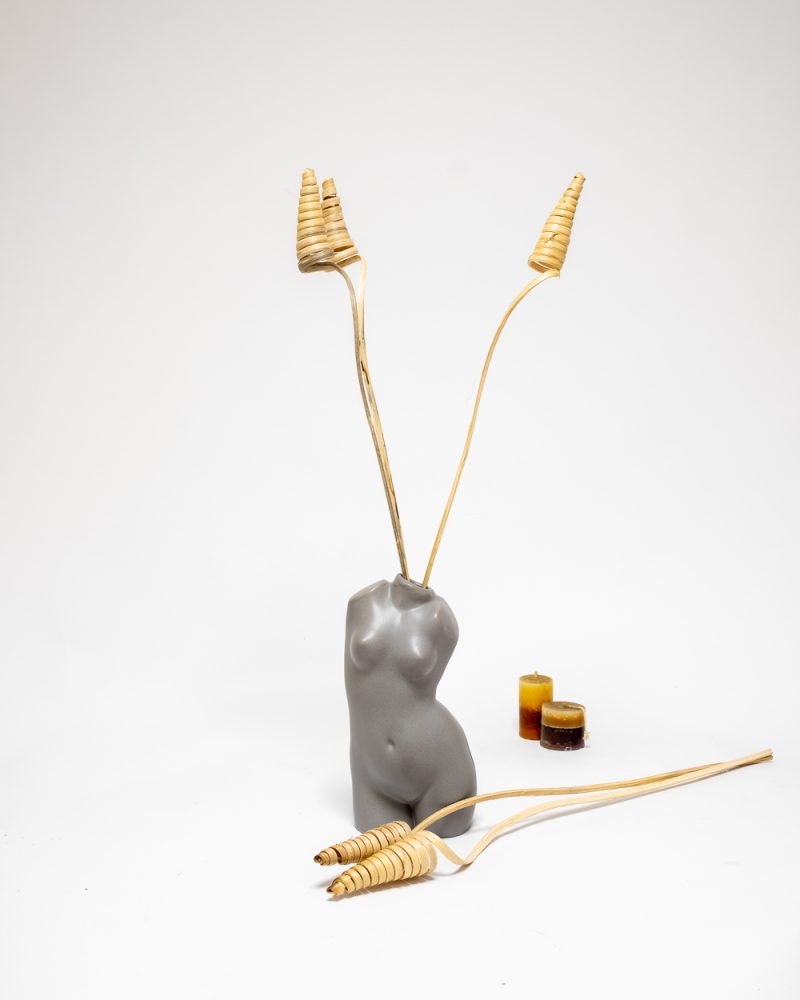 Cane Cone – Naturell, Flora Grossist, torkade-blommor