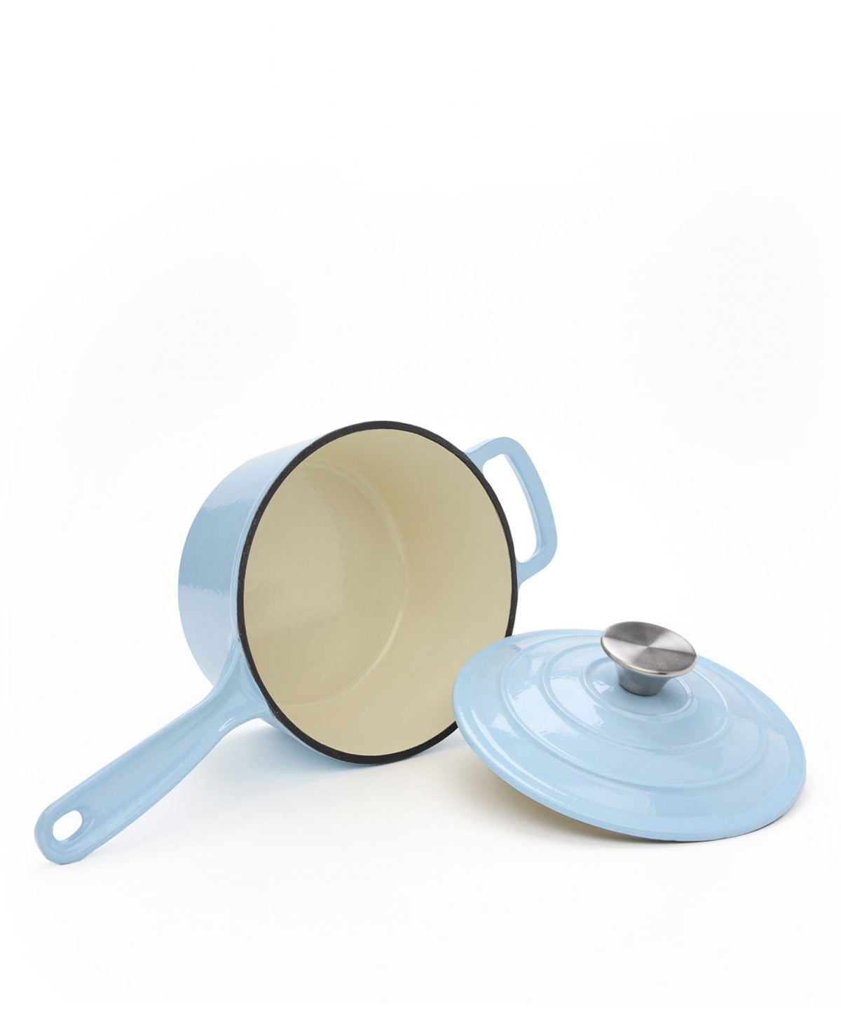 Snygg Gryta med Lock i Gjutjärn från Jernverket – Ljusblå, House of Regalo, kök-och-heminredning