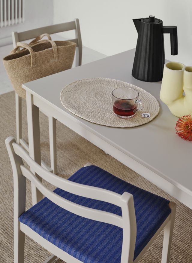 Placemat Elin White Oval, Dixie, bordstabletter