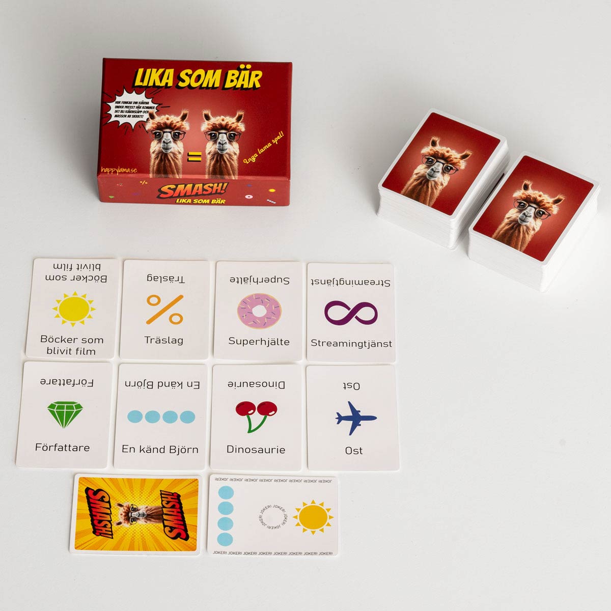 Happy Lama - Lika som bär,  innehåll