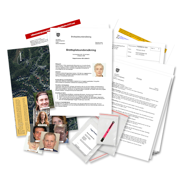 Unsolved Mysteries - Morden på Mörkö spel, innehåll