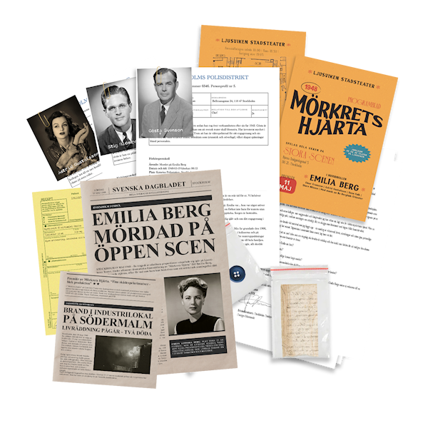 Unsolved Mysteries - Teatermordet spel, innehåll