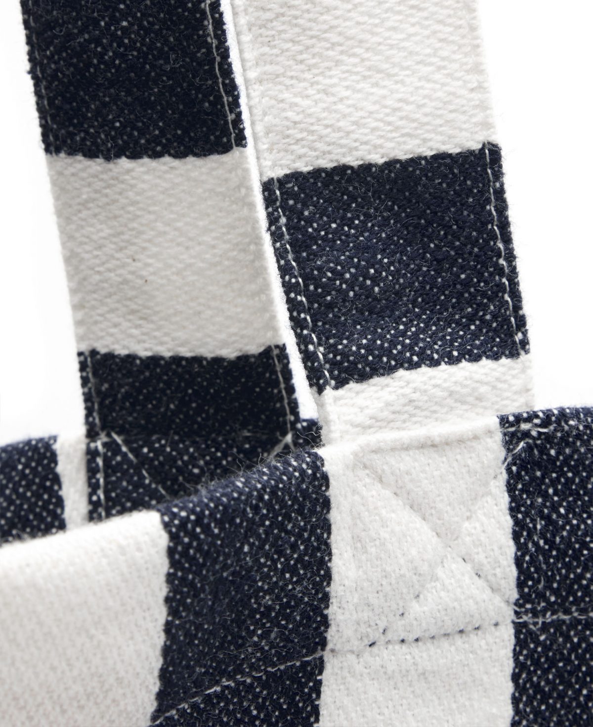 Tygkasse Hamam Recycled – Navy / Rand, House of Regalo, bäddset-textil