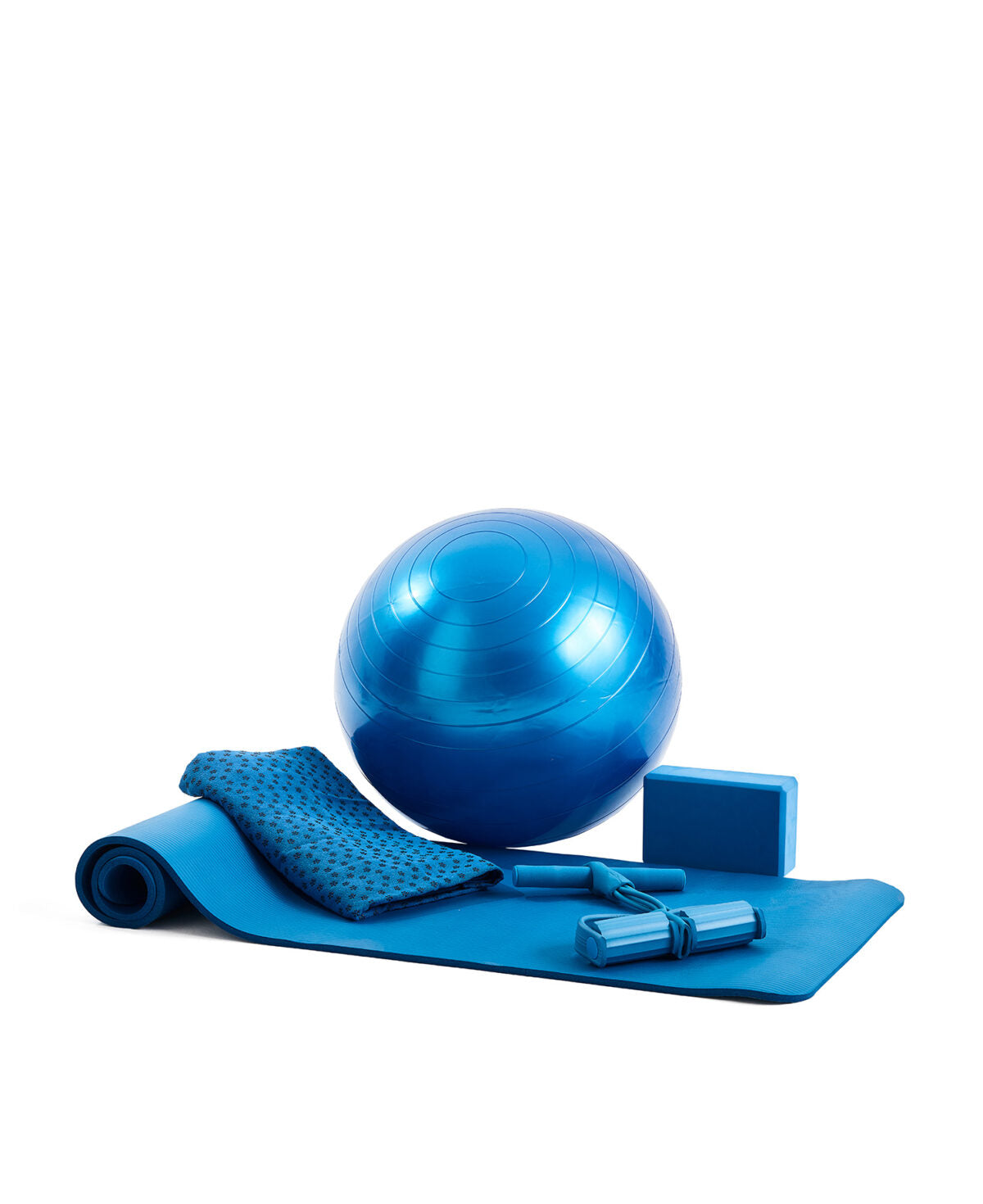 Komplett Yogaset i Miljövänligt Material – Blå, House of Regalo, hälsa-och-träning