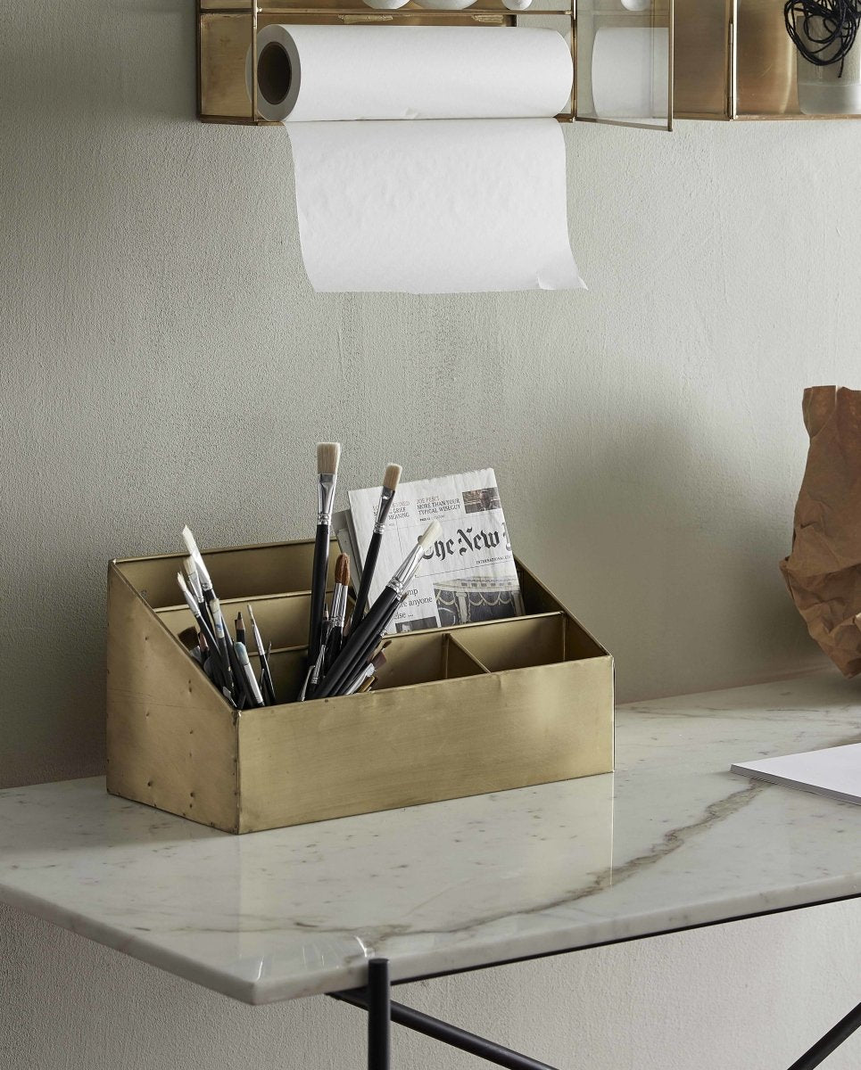 Adasi Storage, 6 Rooms - Golden Finish, Nordal, förvaring