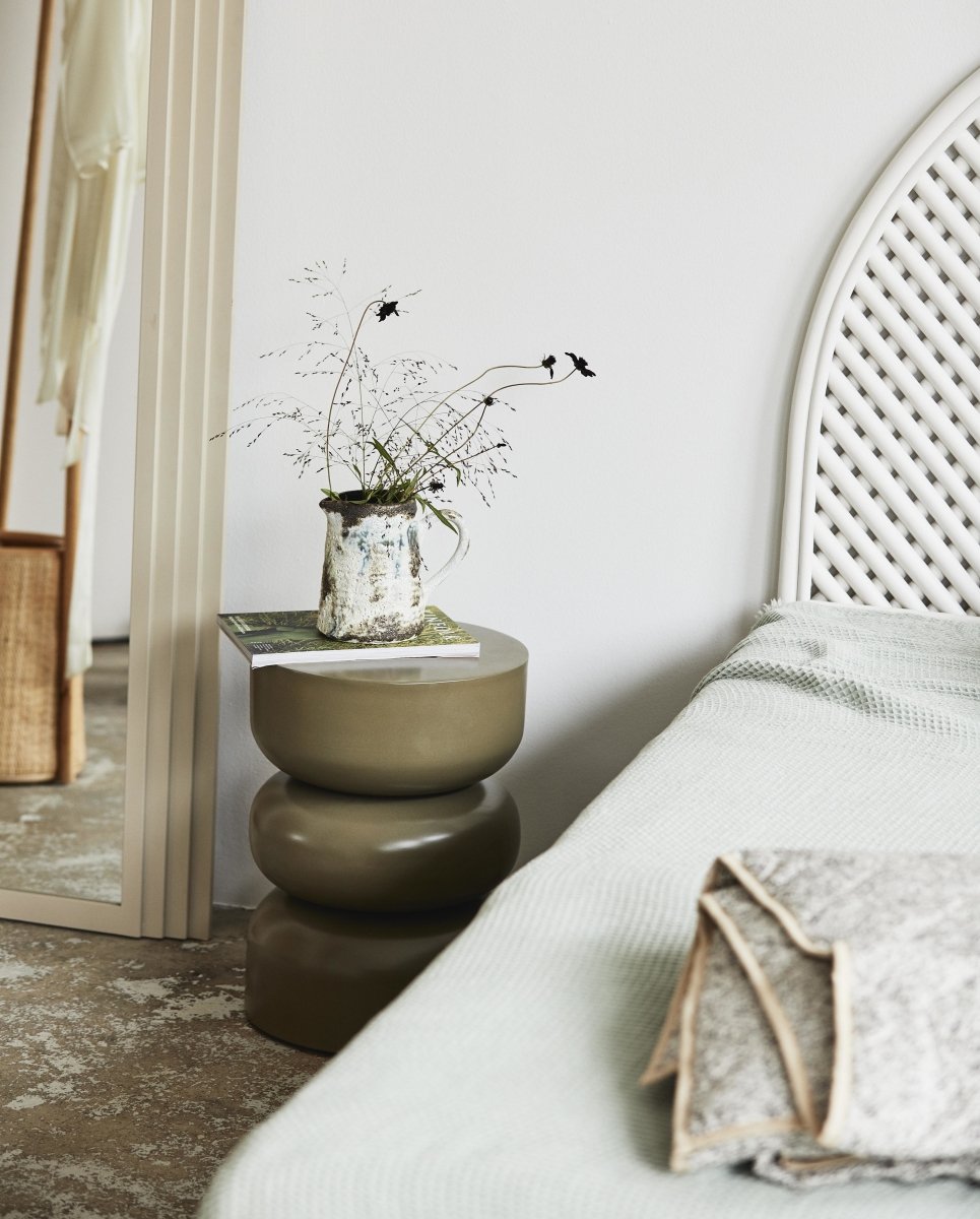 Alma Side Table - Dark Green, Nordal, bord