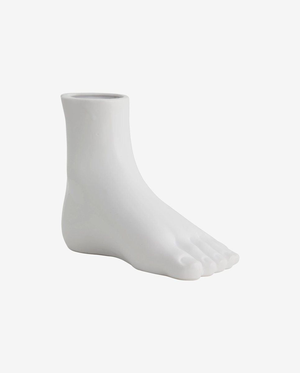 Aruba Foot, Vase, White, Nordal, vaser & skålar