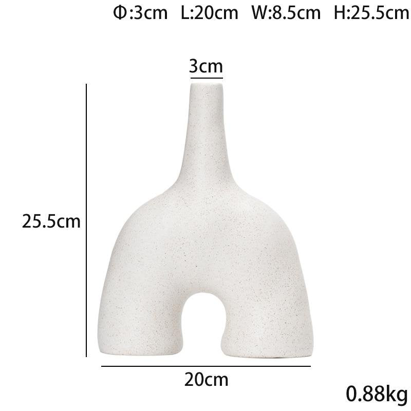 Rustik Keramikvas, Flora Grossist, vaser-och-krukor