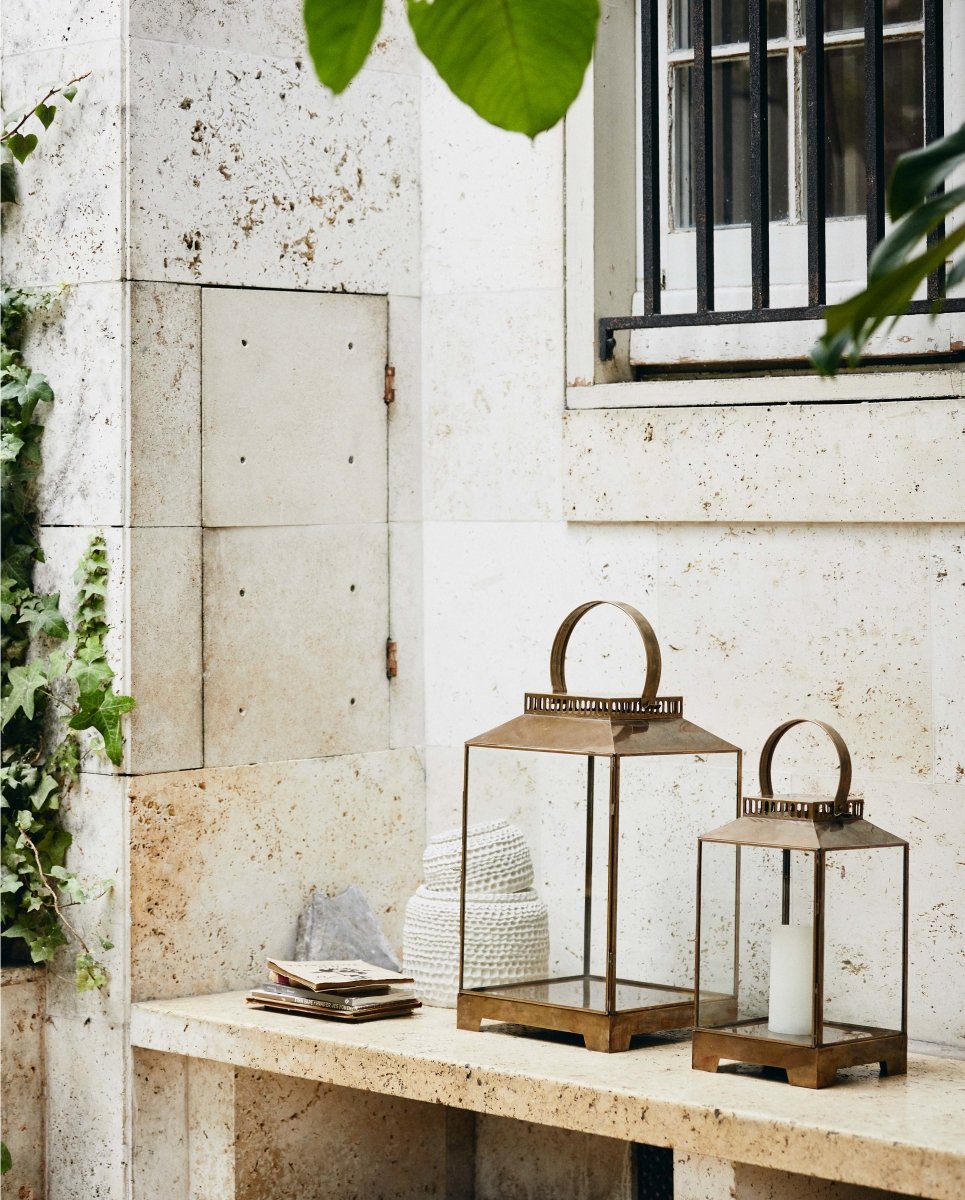 Bitra Lantern, S - Brass, Nordal, ljus & ljuslyktor