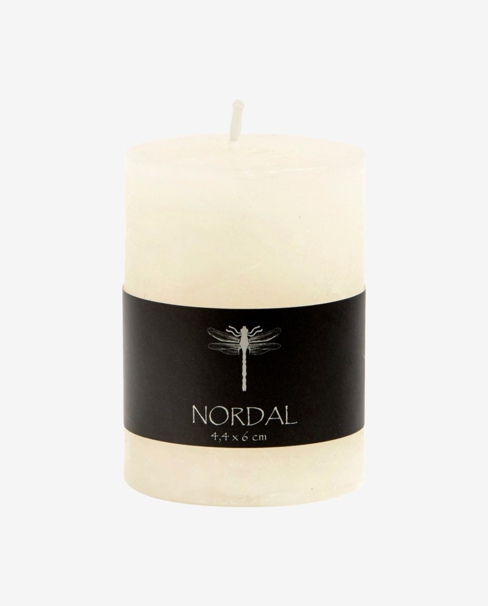 Candle, S - Creme, Nordal, ljus & ljuslyktor