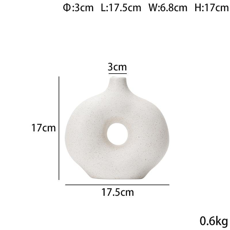 Rustik Keramikvas, Flora Grossist, vaser-och-krukor