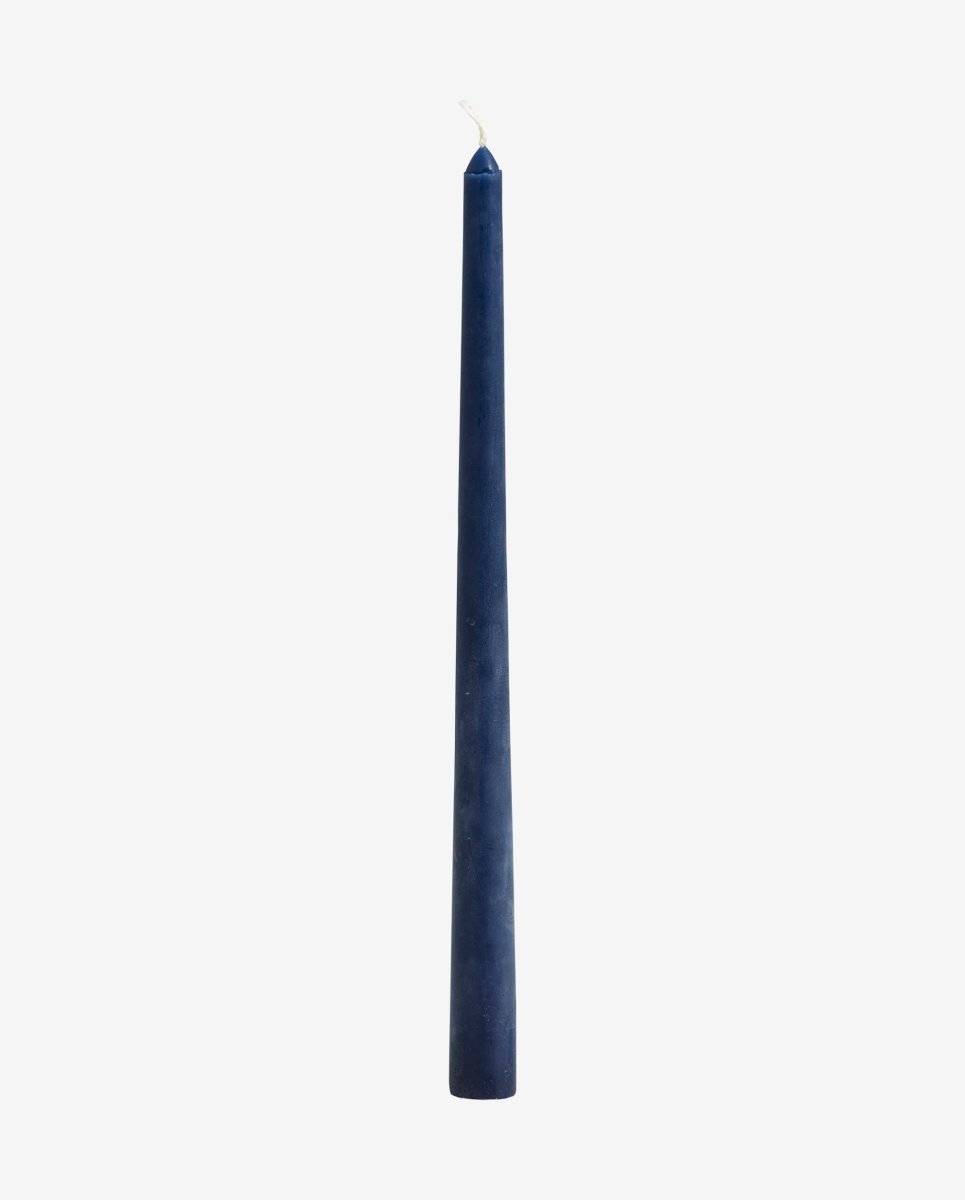 Candle, Tall - Dark Blue, Nordal, ljus & ljuslyktor