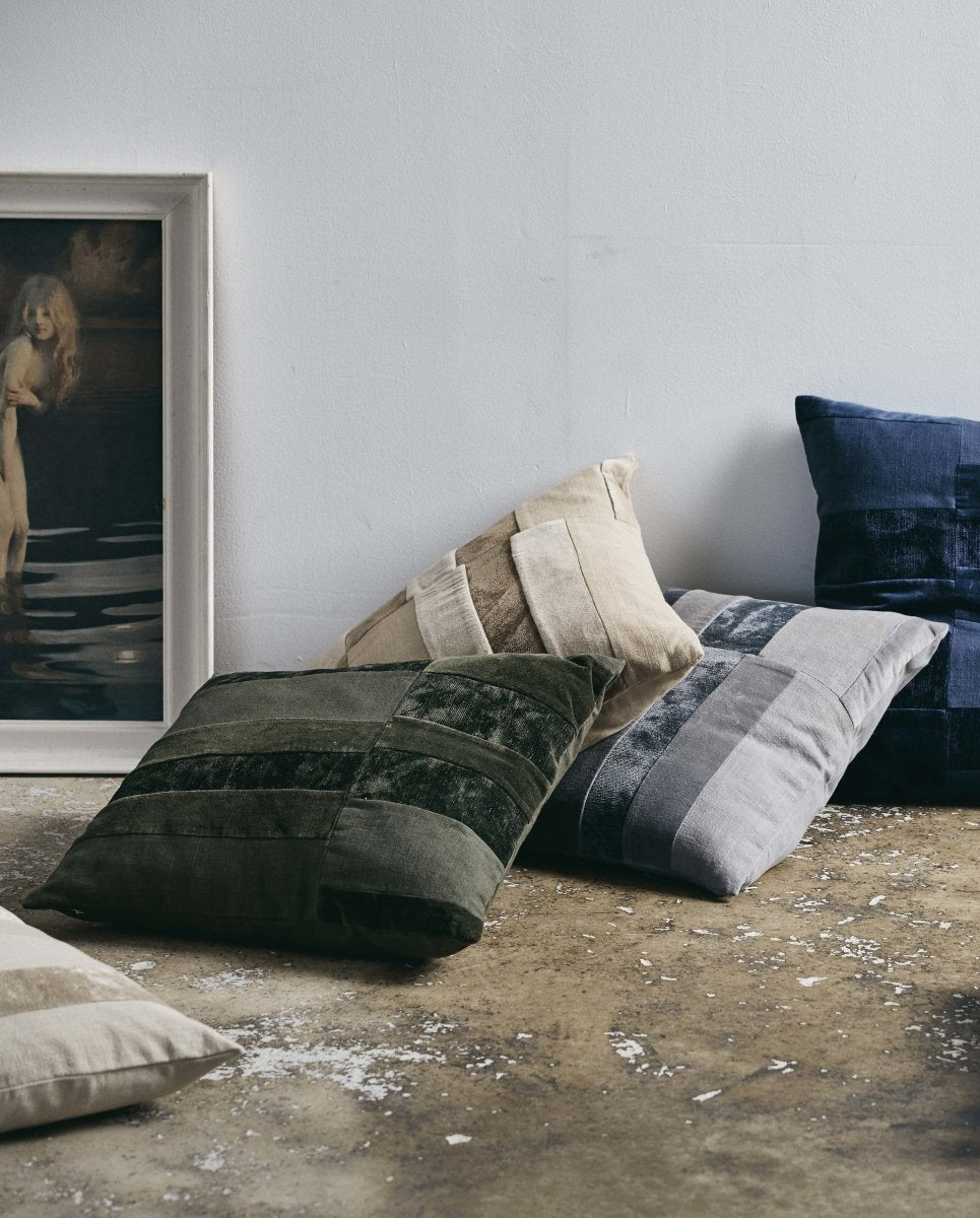 Capella Cushion Cover, Pistachio Green, Nordal, sovrums textilier