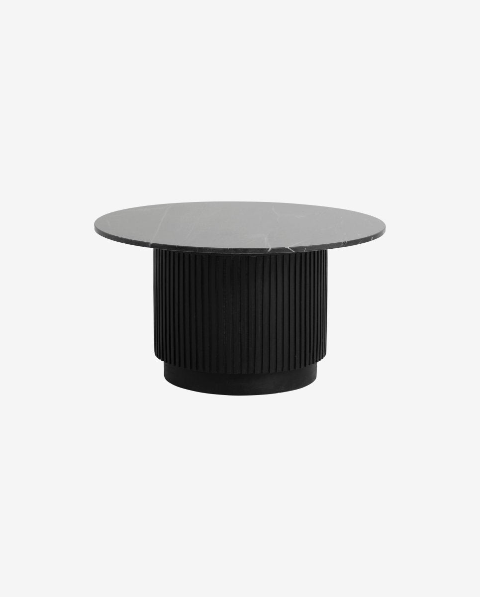Erie Round Coffee Table - Black Marble Top, Nordal, bord