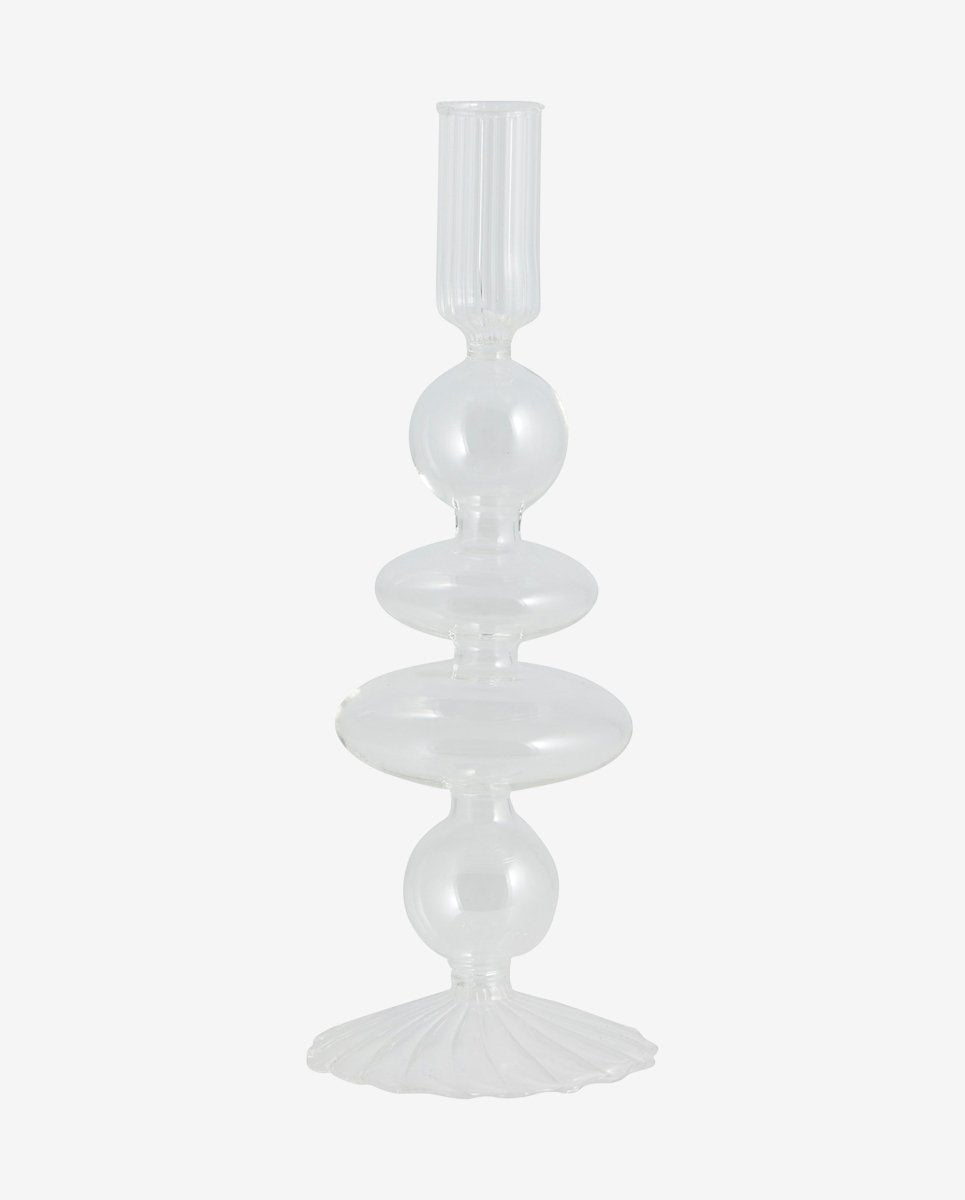 Eriska Candleholder, L, Clear, Nordal, ljus & ljuslyktor