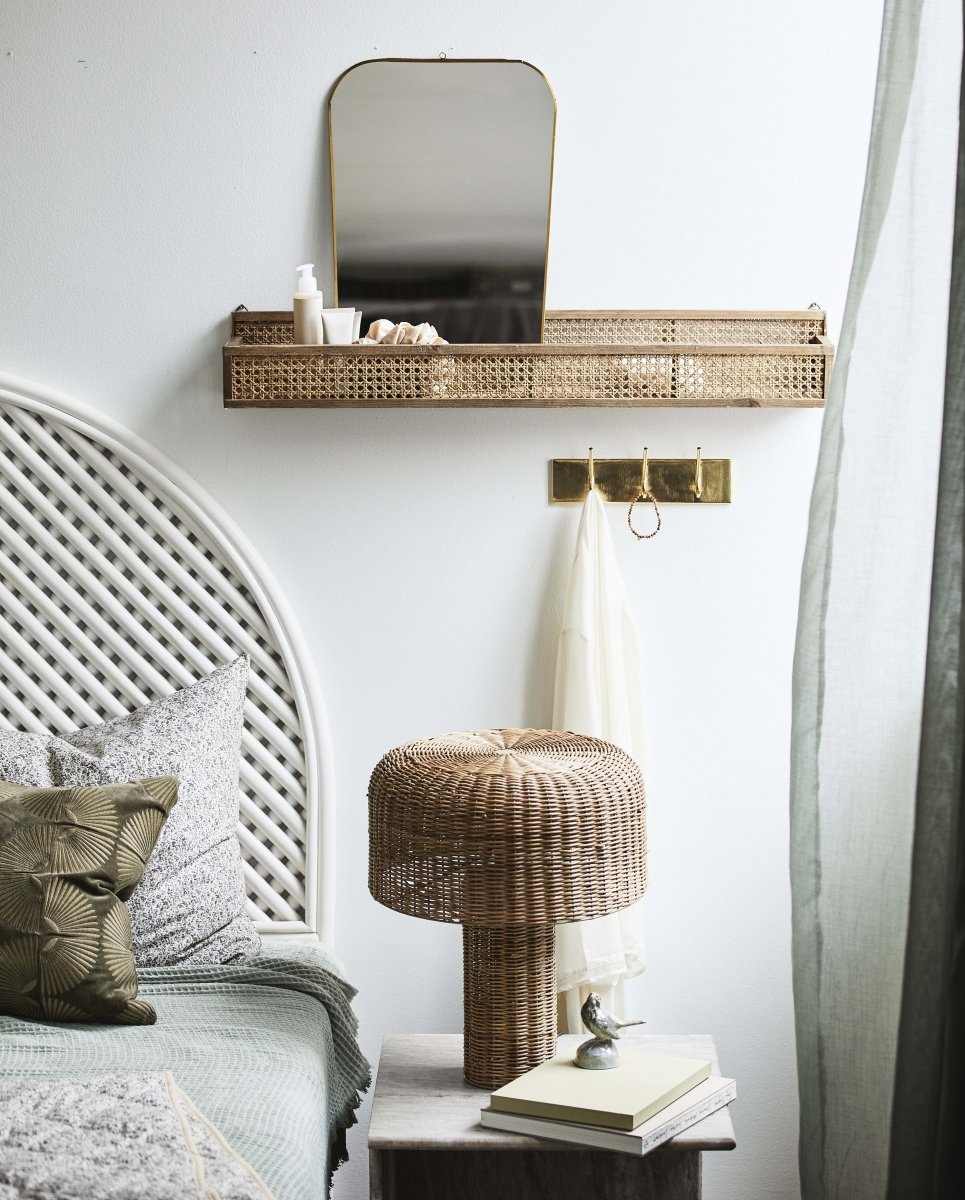 Haaoy Coat Rack, 3 Hooks - Golden Finish, Nordal, hängare & krokar