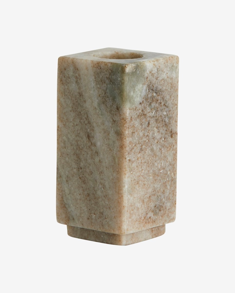 Haida Candle Holder, L, Sand Marble, Nordal, ljus & ljuslyktor