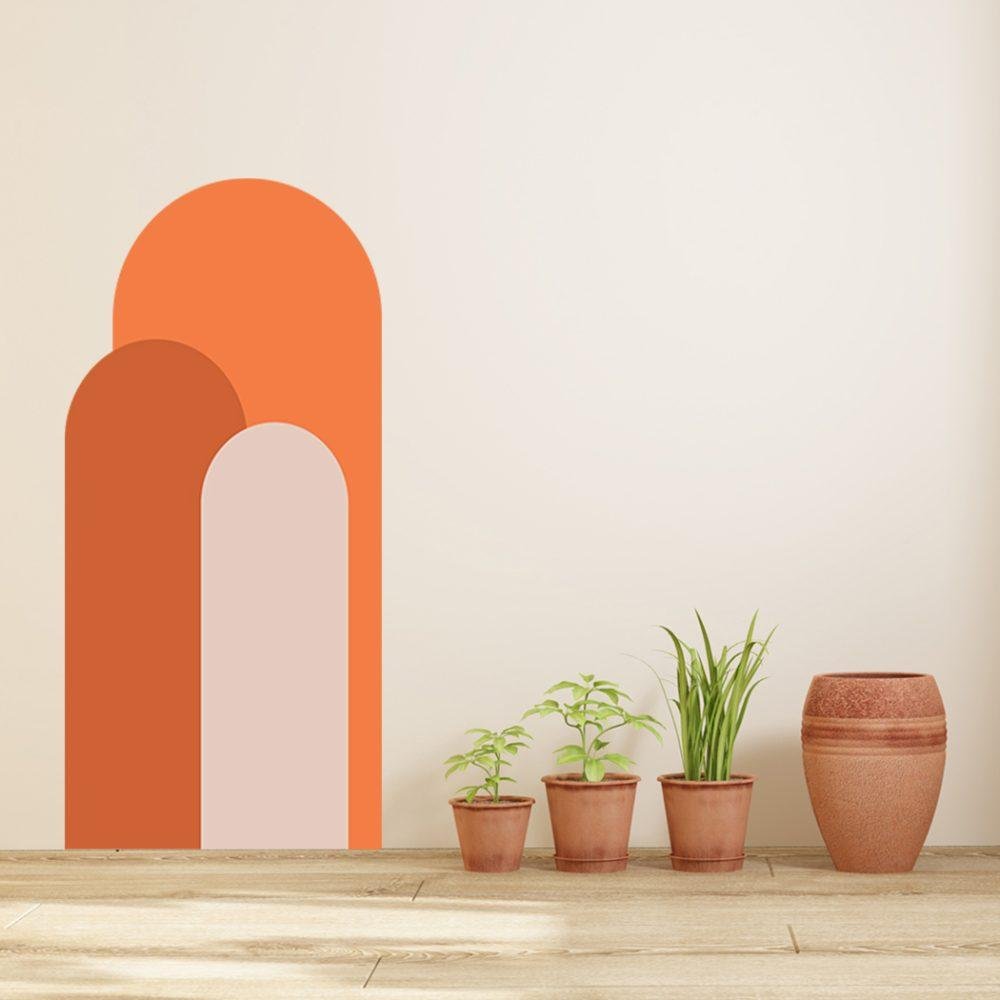 Modern Väggdekal i Enkel Stil med Bågmotiv för Vardagsrummet Jga002, Flora Grossist, väggdekoration