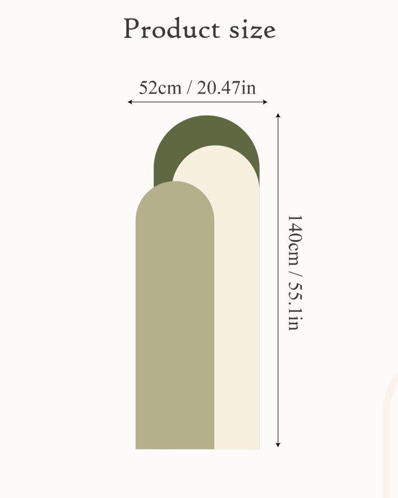 Modern Väggdekal i Enkel Stil med Bågmotiv för Vardagsrummet Jga007, Flora Grossist, väggdekoration