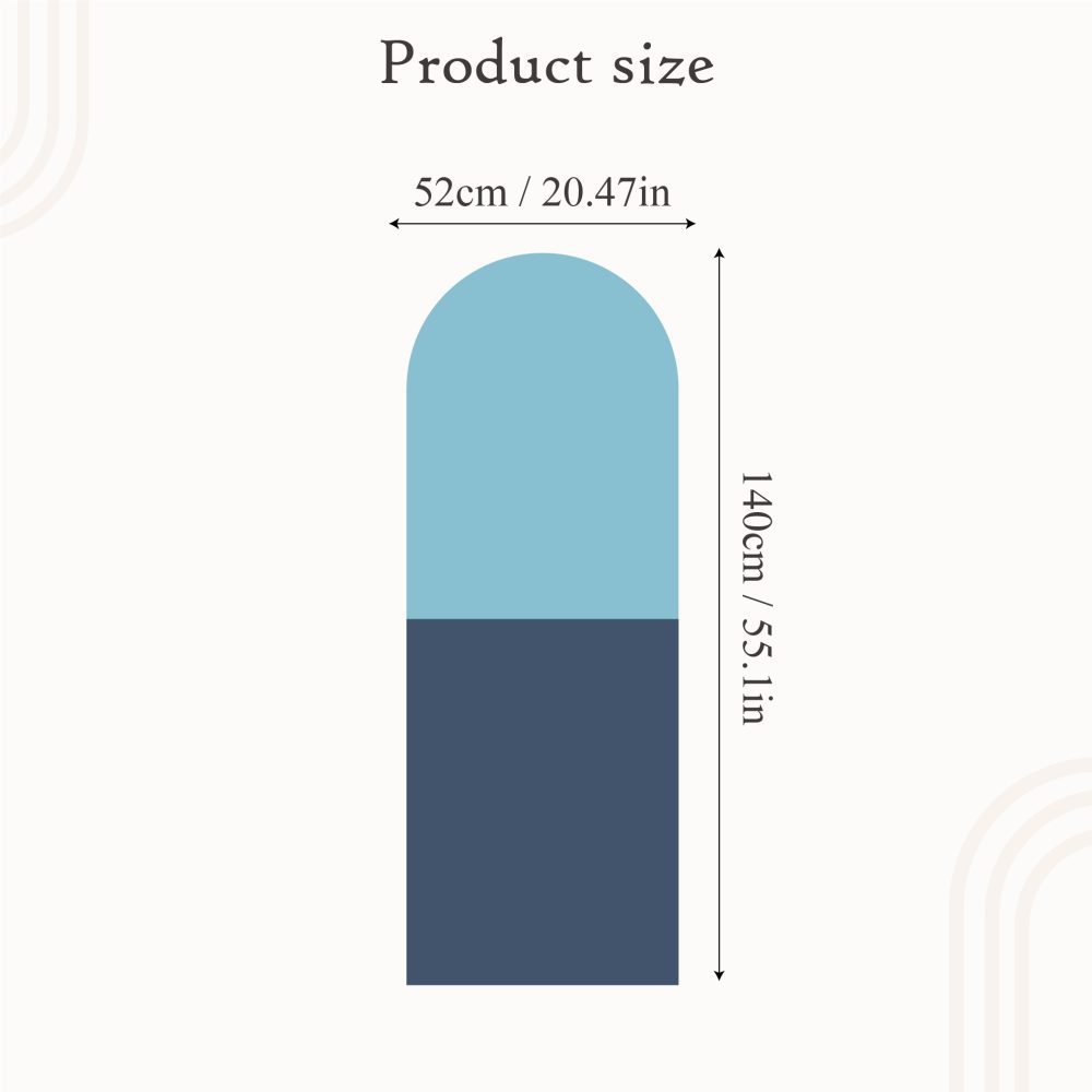 Bågformade Väggdekaler – Moderna Väggstickers Jgb001, Flora Grossist, väggdekoration